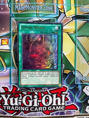 zombie world yugioh card YU-GI-OH! THE SACRED CARDS
