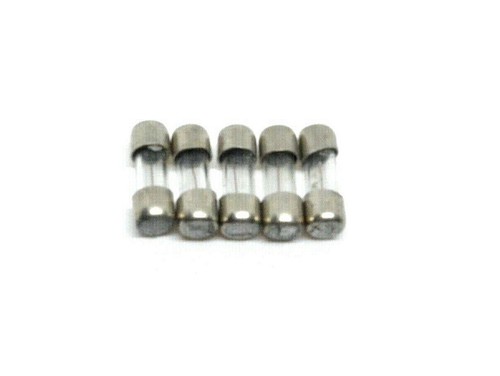 5 Fuses Glass 12 Amps 1/4 " x 11/16 " (6,35mm x 17,46mm) NOS - Picture 2 of 5
