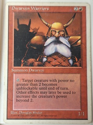 Dwarven Warriors - 4th Edition Core Set - Magic the Gathering MTG Nice!