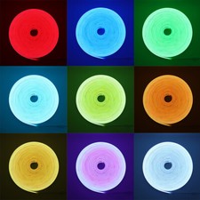 LED RGB Neon Flex Rope Light 24V In/Outdoor Lighting WIFI Bluetooth APP Control