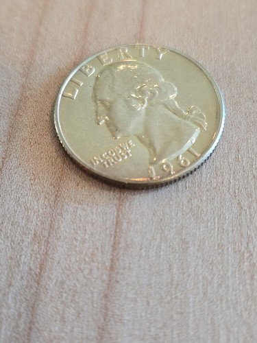 1961 Washington Quarter Proof 90% Silver Uncirculated Coin Toning - Picture 3 of 6