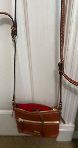 Dooney & Bourke Pebble Grain Large Tassel Crossbody Shoulder Bag Purse - Picture 5 of 6