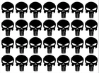 The Punisher Small 1" Skull Vinyl Decals Phone Laptop Gun Helmet Stickers Sheet