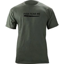 Fish Fear Me Fishing Fillet Knife T-Shirt