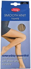 Smooth Knit TIGHTS Soft Reinforced Breathable SILKY 15 Denier SHEER Legwear NUDE