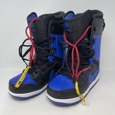 Mens Size 8.5 Nike SB Vapen Snowboard Boots Royal Blue Black 447125-041 *No Box*
