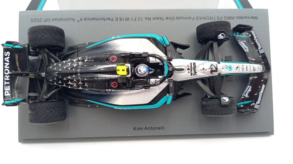  SPAS9573 Sparkmodel Mercedes-AMG W16 E Performance Kimi Antonelli Australi - Immagine 3 di 4