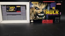 the Incredible Hulk (Super Nintendo SNES, 1994) Complete Authentic Box Game Only