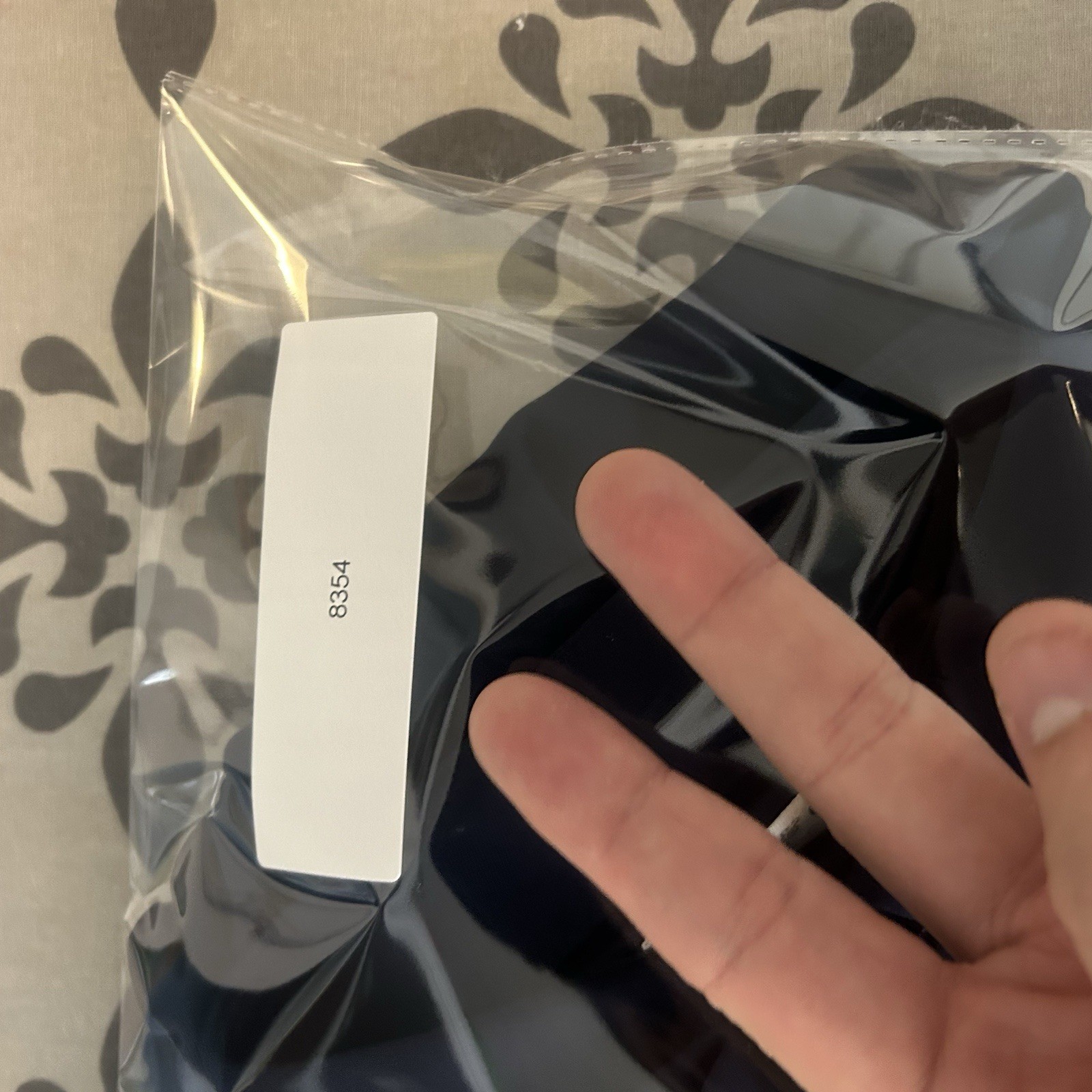 Collars and Co Polo shirt Mens M Navy Solid Stretch Point Dress Collar