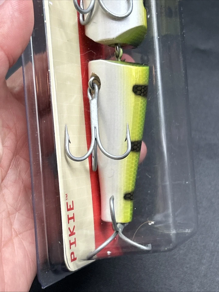 "Señuelos Creek Chub Pikie articulados 6"" rojo/blanco pesca nuevos" Foto 3 de 4
