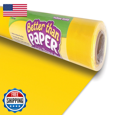 Teacher Created Resources Yellow Gold Better Than Paper Bulletin Board Roll