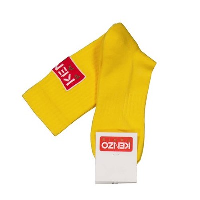 Kenzo Paris Logo Two-Tone Socks, Brand Size 42