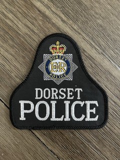 Dorset UK constabulary Bell Shaped Patch Vintage Obsolete British HTF