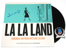 JUSTIN HURWITZ SIGNED 'LA LA LAND' ORIGINAL MOTION PICTURE SCORE VINYL BECKETT