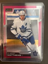 2020-21 O-Pee-Chee Platinum - Auston Matthews #5 Matte Pink