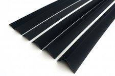 PVC Corner Angle Trim 90° 2.5m Wall Edge Protector Plastic Profile Multi Colours