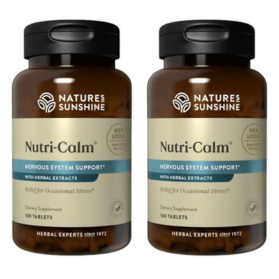 Nature's Sunshine Nutri-Calm: Herbal Stress Relief 100 CT - (Pack of 2)