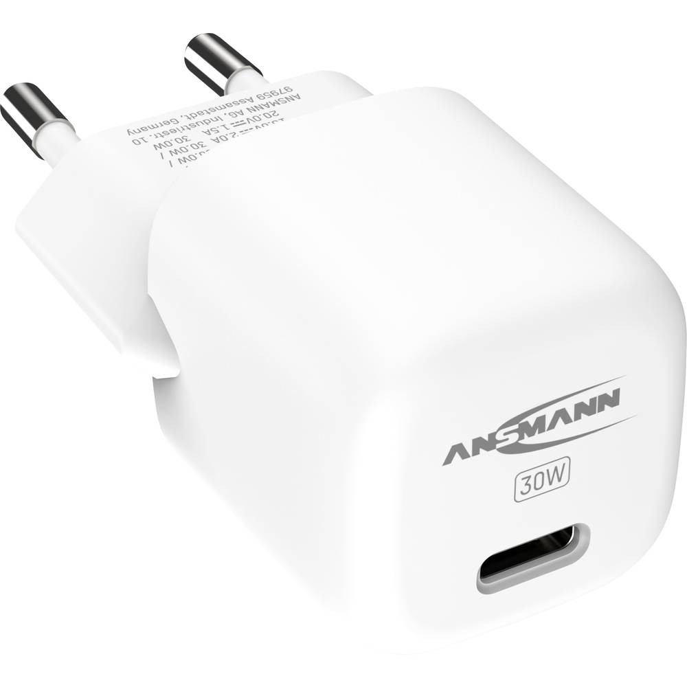 Зарядное устройство Ansmann Home Charger HC130PD-mini USB-Ladegert мощностью 30 Вт для домашнего использования 2090₽
