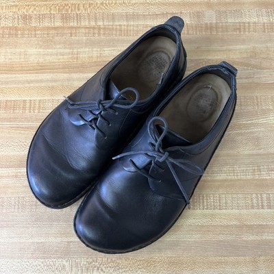 Footprints Birkenstocks Women's 40 US 9-9.5 Black  Leather Oxford Lace Shoes