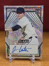 2021 Leaf Flash JACK LEITER XRC ROOKIE AUTO TEXAS RANGERS #BA-JL1