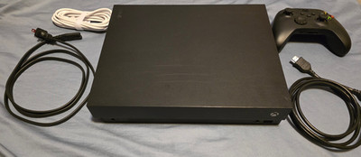 Microsoft Xbox One X 1TB Console - Black see pics read! free shipSerial Number 1