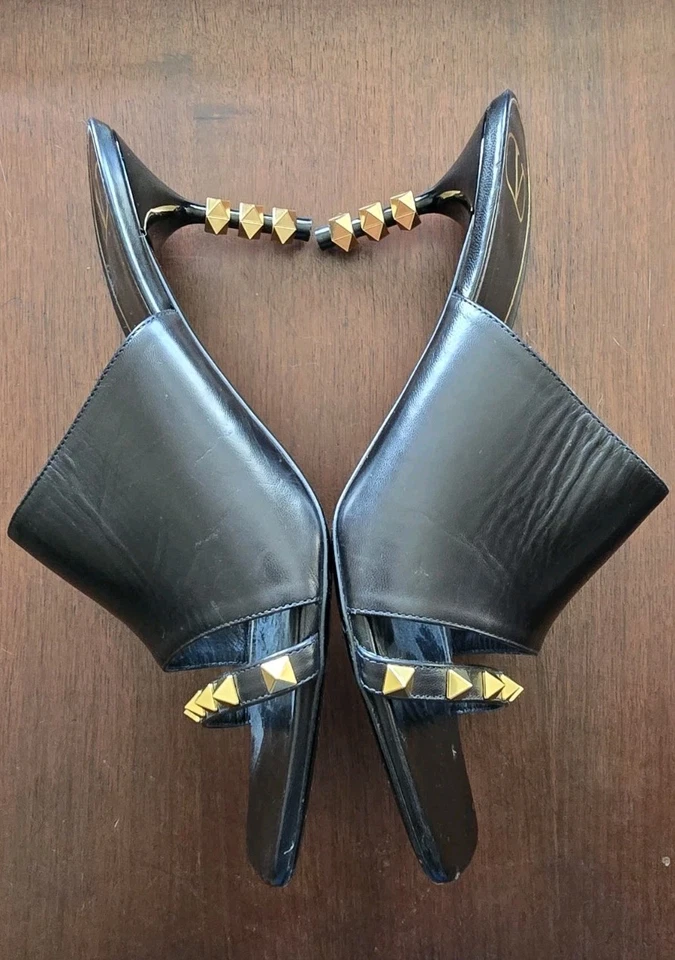 VALENTINO GARAVANI ROCKSTUD БАШНЯ КАБЛУК 70 мм/2,75» MULES - Изображение 3 из 4