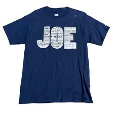 Vtg Penn State Fan Favorite Hanes Beefy T Joe Paterno Famous Quotes t-shirt Sz M