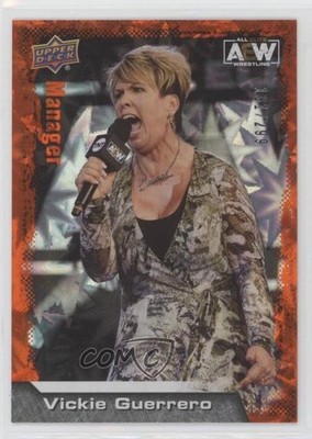 2022 Upper Deck AEW All Elite Wrestling Crew Dynamite /299 Vickie Guerrero 0nr3