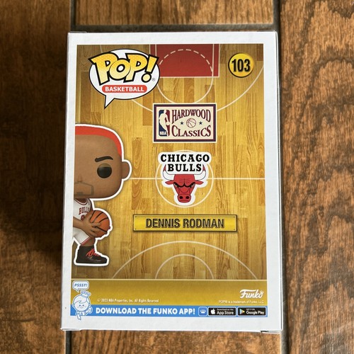 Dennis Rodman Signed Funko Pop Exclusive Red Hair NBA Bundle Beckett Witnessed - Picture 8 of 10
