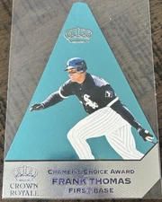 1999 Crown Royale Frank Thomas Cramer’s Choice Light Blue #4. 3/20