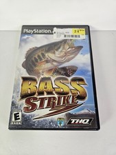 Bass Strike Sony PlayStation 2 Complete CIB Tested Fishing Game THQ