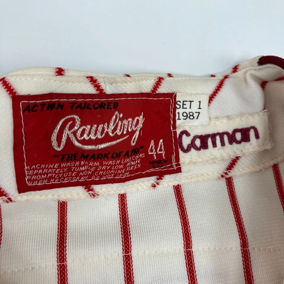 Camiseta Kevin Gross 1984 usada en el juego Philadelphia Phillies MEARS A10 The Finest Foto 3 de 4