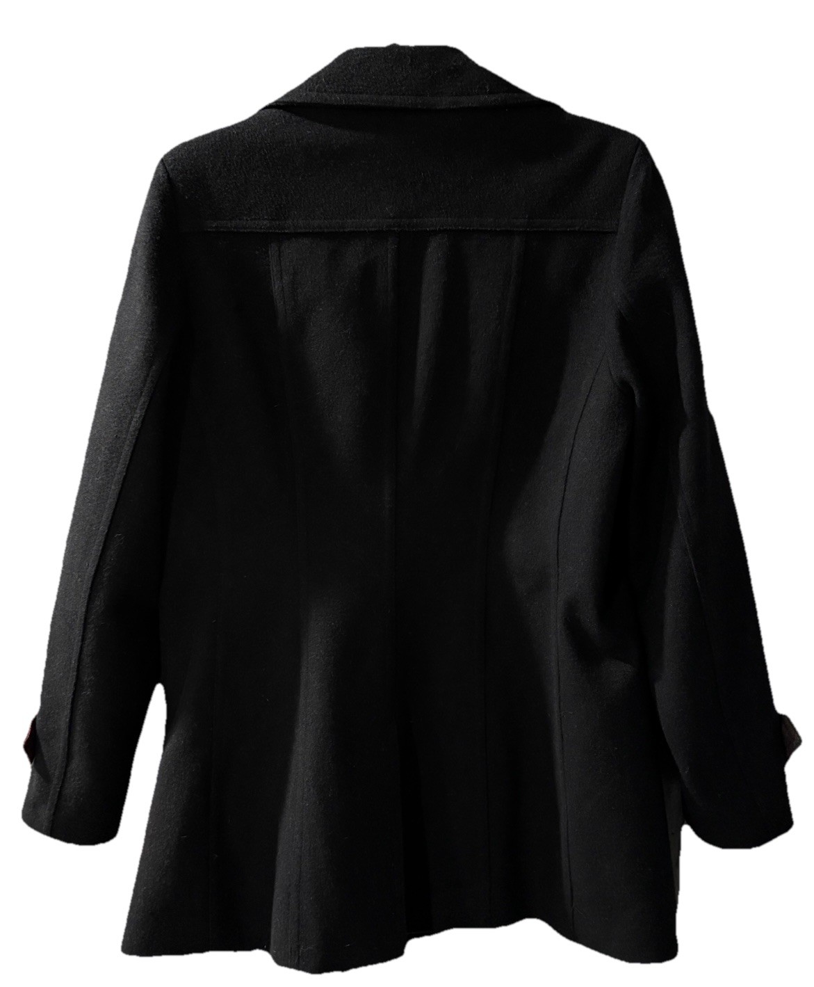 VTG Pendleton Black Wool Peacoat MEDIUM - image 5