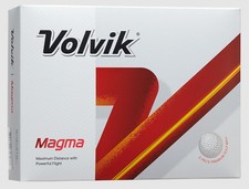 Volvik Magma Golf Balls White,12pk 1dz 2024 Non-Conforming NEW