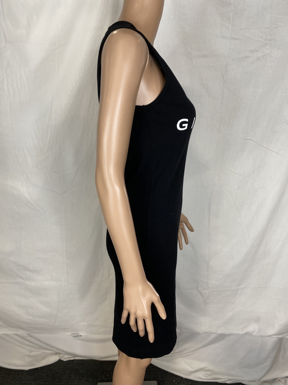 Givenchy Womens Archetype Cotton Jersey Tank Dress Size M Black thumbnail 10