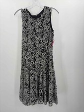 Pre-Owned Tommy Hilfiger Black Size 6 Midi Sleeveless Dress