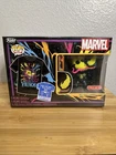 Funko Pop Marvel Eddie Brock Venom Black Light Figurine with T Shirt Size L