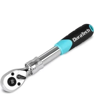 DURATECH 3/8-Inch Drive Extendable Ratchet 90-Tooth Quick-release Reversible 