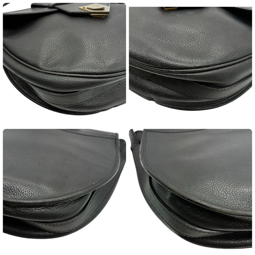 Borsa a tracolla Yves Saint Laurent 2Way Cassandra pelle nera autentica F0803155