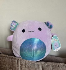 Claire’s Squishmallows Monica the Axolotl With Tags
