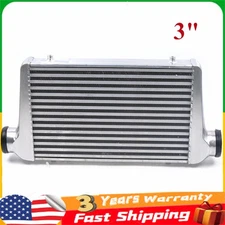 Universal 25"x12"x2.5" FMIC Aluminum Turbo Intercooler 2.5in Inlet & Outlet NEW