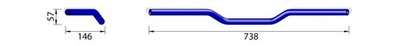 HIGHSIDER Aluminiumlenker PRO AN1 7/8 INCH SUPERBIKE
