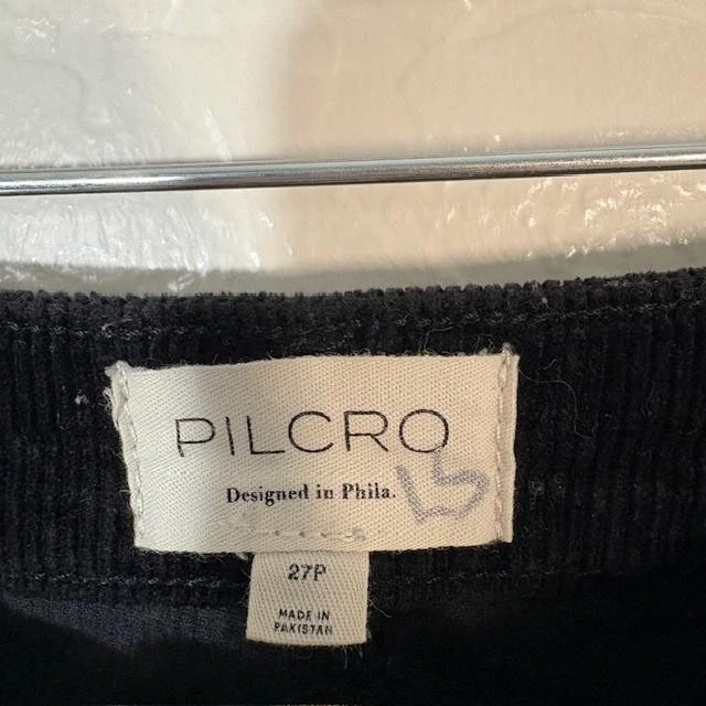Pantalones Pilcro Mujer 27P Negro Pana Bootcut Parche Bolsillos Anthropologie Foto 3 de 4