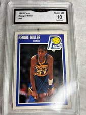 1989 FLEER #65 REGGIE MILLER PACERS HOF GMA 10
