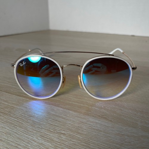 Occhiali da sole Ray-Ban RB3647N 001/40 SOLO MONTATURE oro bianco 51-22-145 - Foto 2 di 12