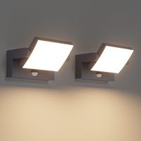 Klighten 2 StüCk 24W AußEnwandleuchte AußEnlampe Mit Bewegungsmelder IP65 Wandle