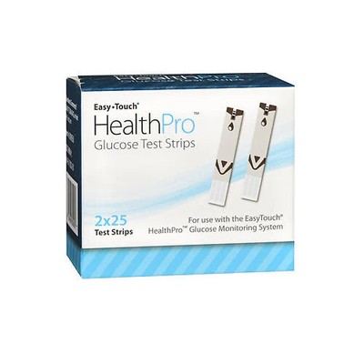 Healthpro Glucose Test Strips 50 Each  by Easy Touch