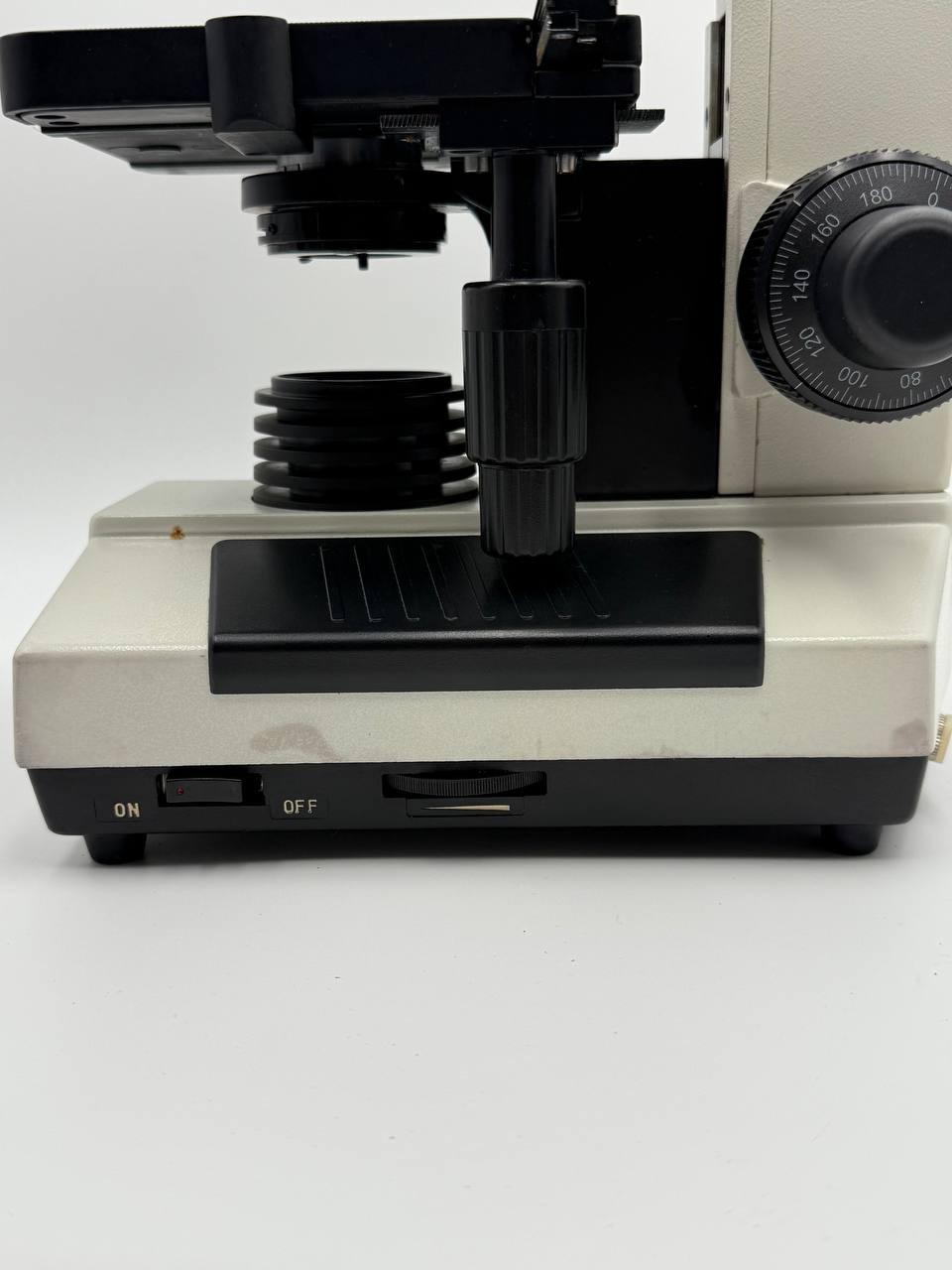 Omega Binocular Compound Microscope Tested & Working Labomed Lenses Carry Bag