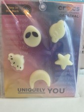 Crocs Jibbitz Glow In The Dark Charms. Ufo Alien.