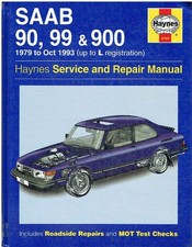 SAAB 90 99 900 INCL TURBO & CABRIOLET 1979-93 OWNERS REPAIR MANUAL *HARDBACK*